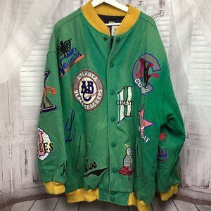 Vintage Headgear Negro League Baseball Wool Blend Varsity Jacket 3XL NLBM